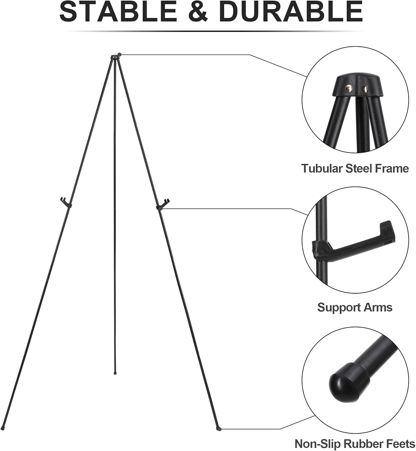 Adjustable Art Easel Stand for Wedding Poster Display