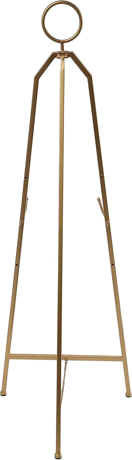 Deco 79 Gold Adjustable 3 Tier Easel