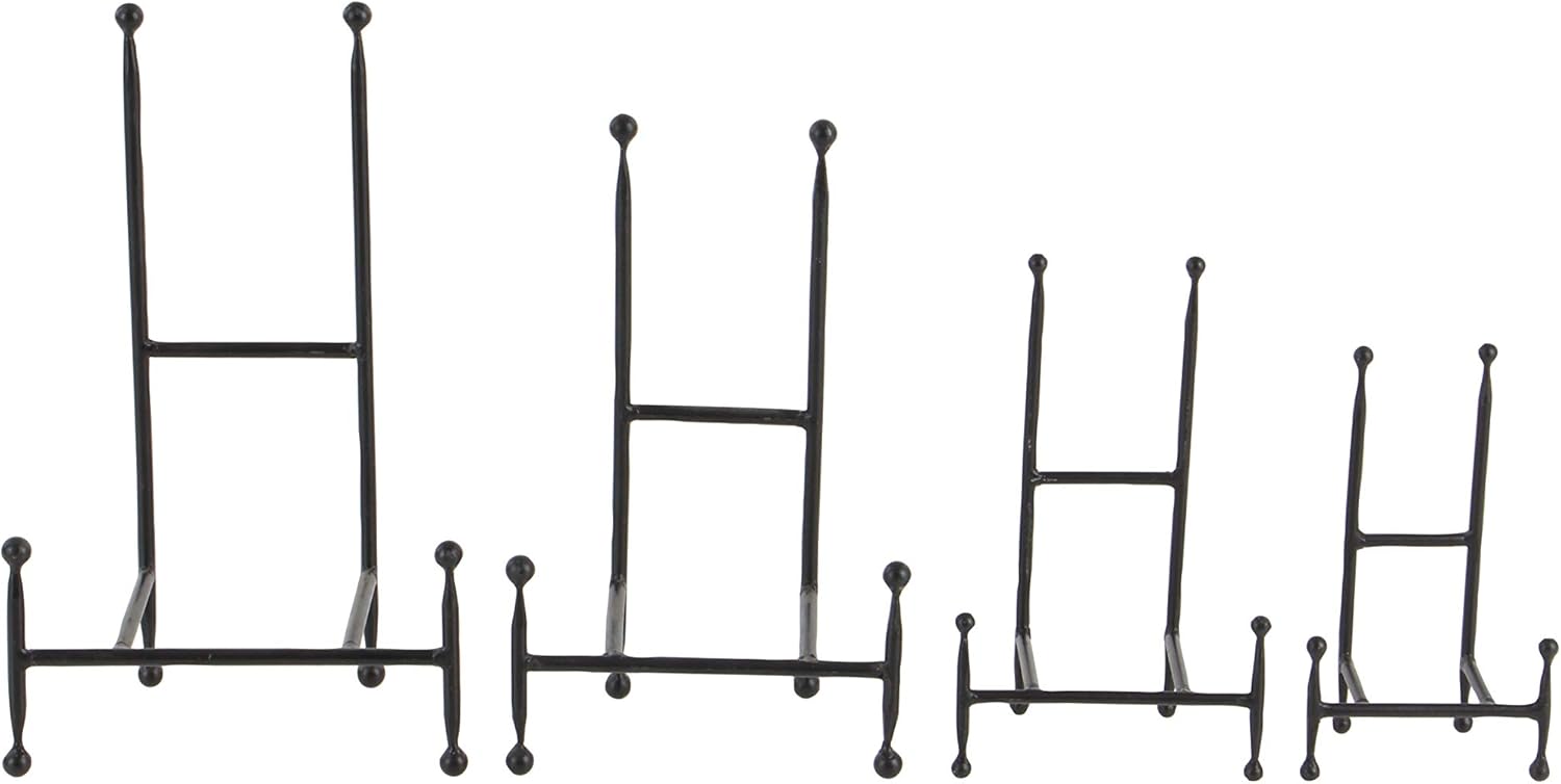 Deco 79 Modern Metal Rectangle Ball Easel 14 12 10 8 H Black