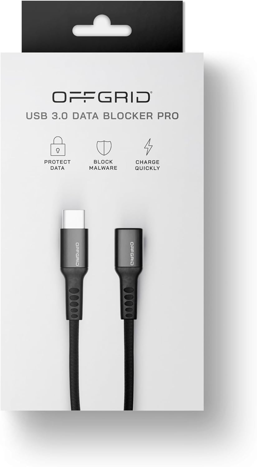 OFFGRID USB Data Blocker - USB-C Secure Charging Adapter 2-Pack