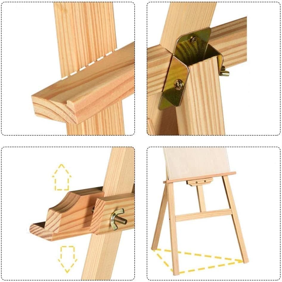 Adjustable Height Easel for Art and Poster Display