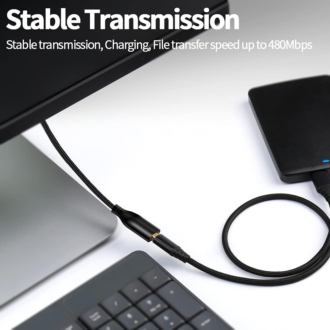 Fasgear USB 20 10ft Extension Cable for Charging and Syncing