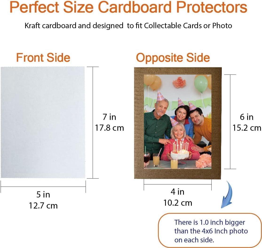 200 Pack 5x7 Inch Corrugated Cardboard Sheets