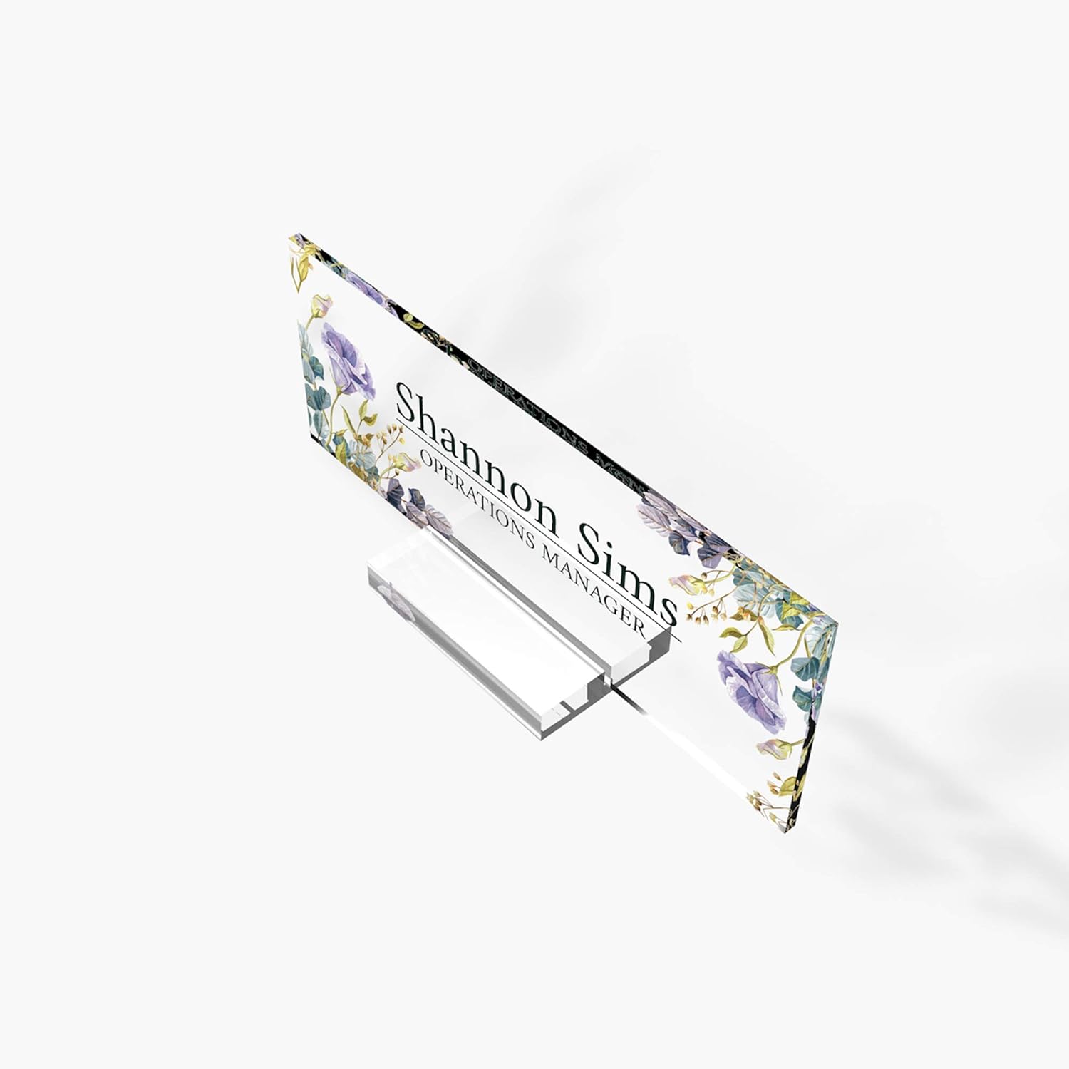 Desk Name Plate - Custom Aesthetic for Home Office and Business Professionals