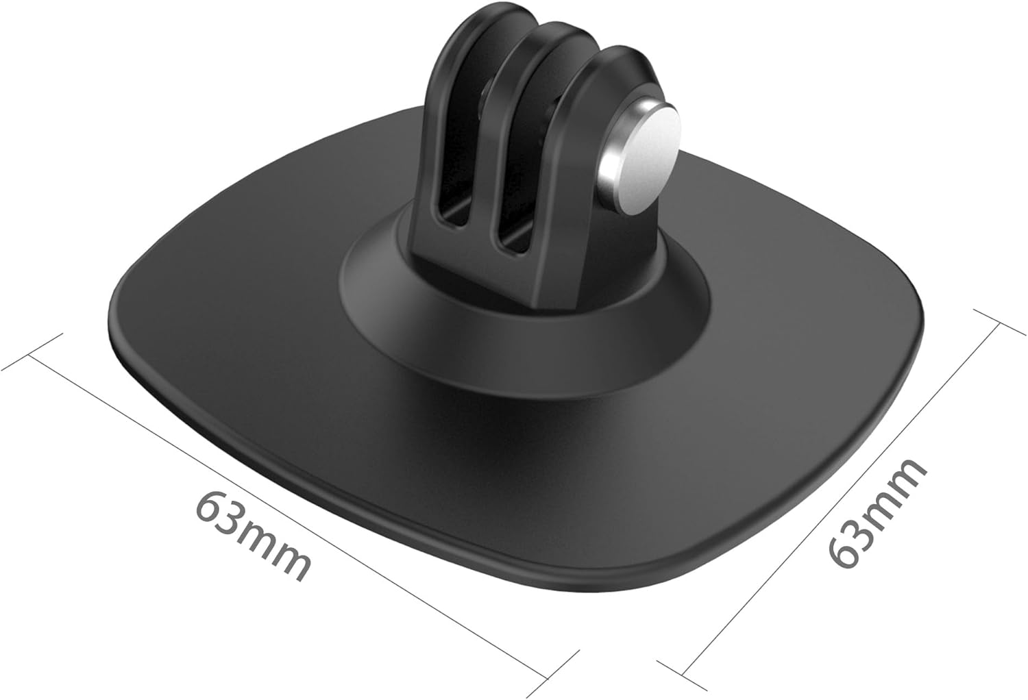 Flexible Adhesive Helmet Mount for Insta360 and GoPro Cameras 3 PCS
