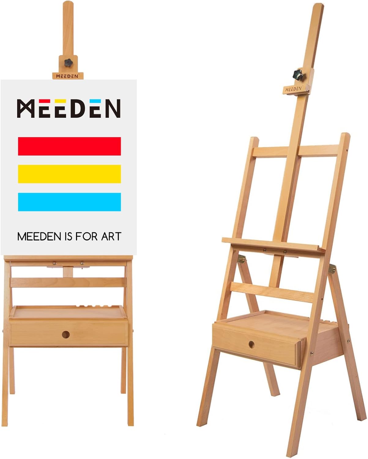 MEEDEN Adjustable Easel with Storage Drawer