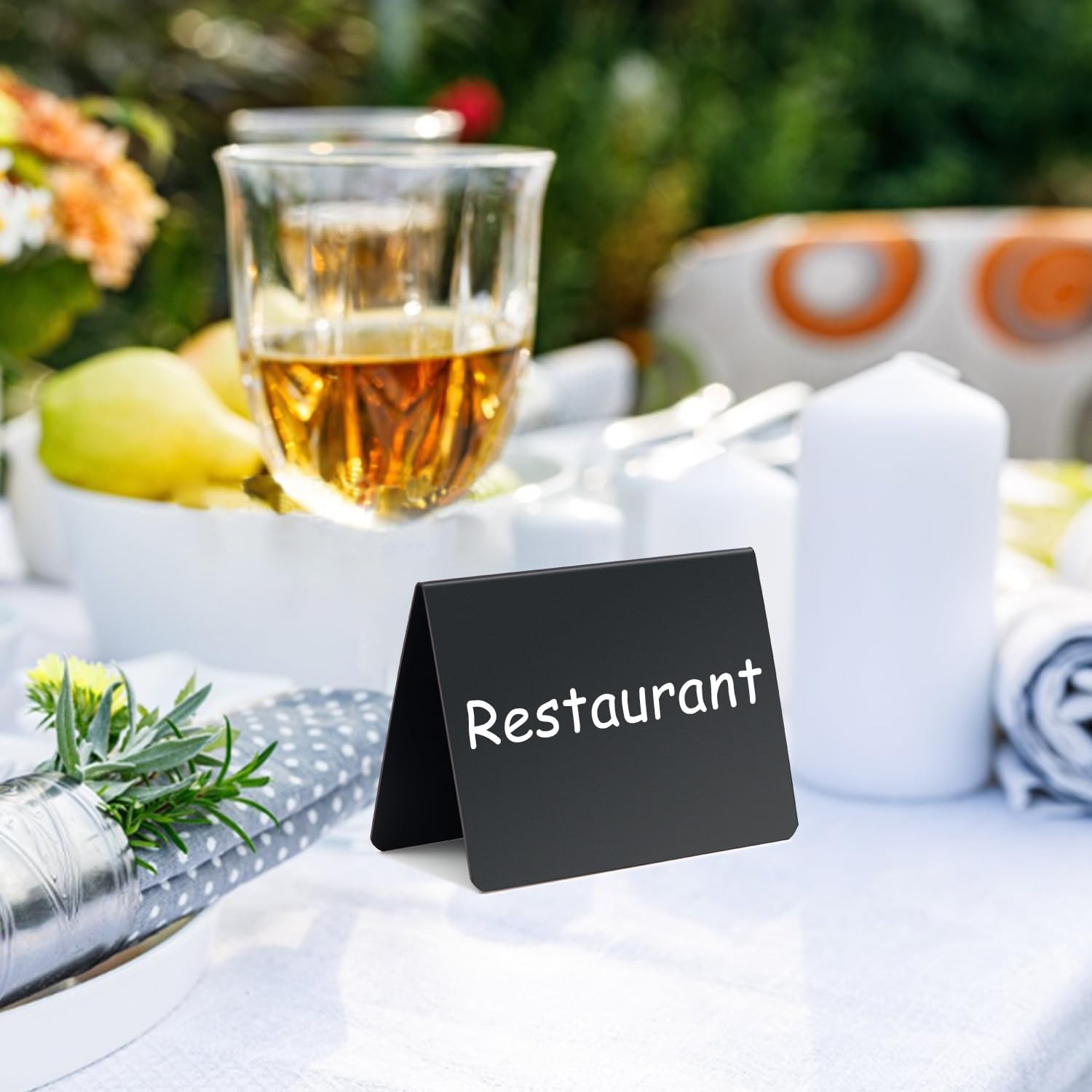4x3 Inch Reusable Chalkboard Signs for Party Buffet Food Display