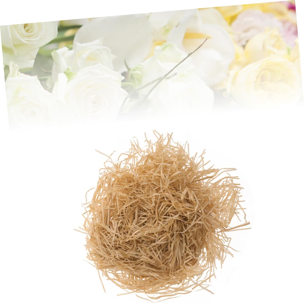 SKISUNO Wedding Favor Box Filler Kraft Paper with Raffia
