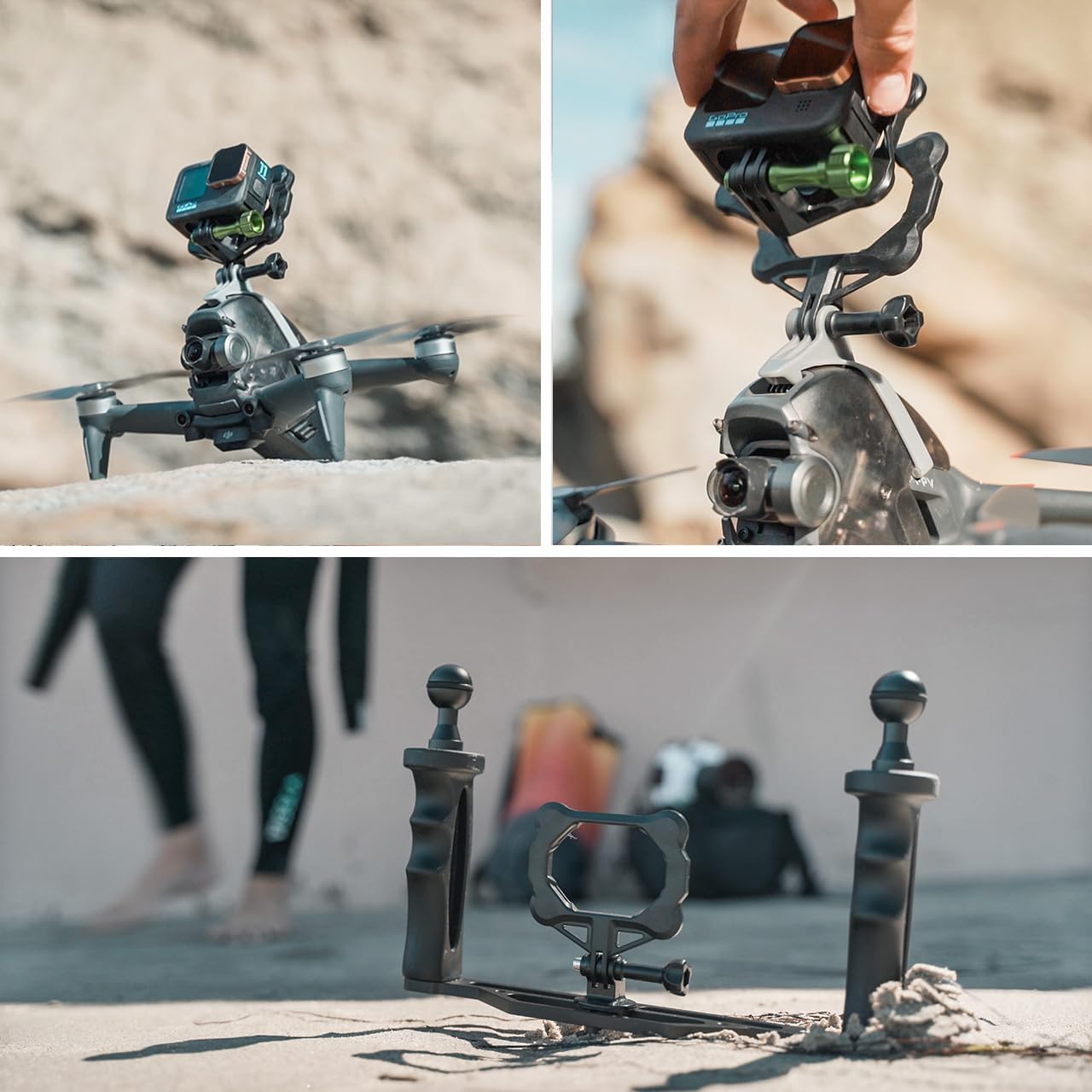 SNAP Mounts PRO Magnetic Camera Helmet Mount for GoPro