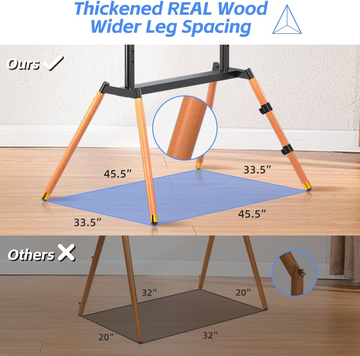 Suptek Artistic Easel for 37-86 inch TVs