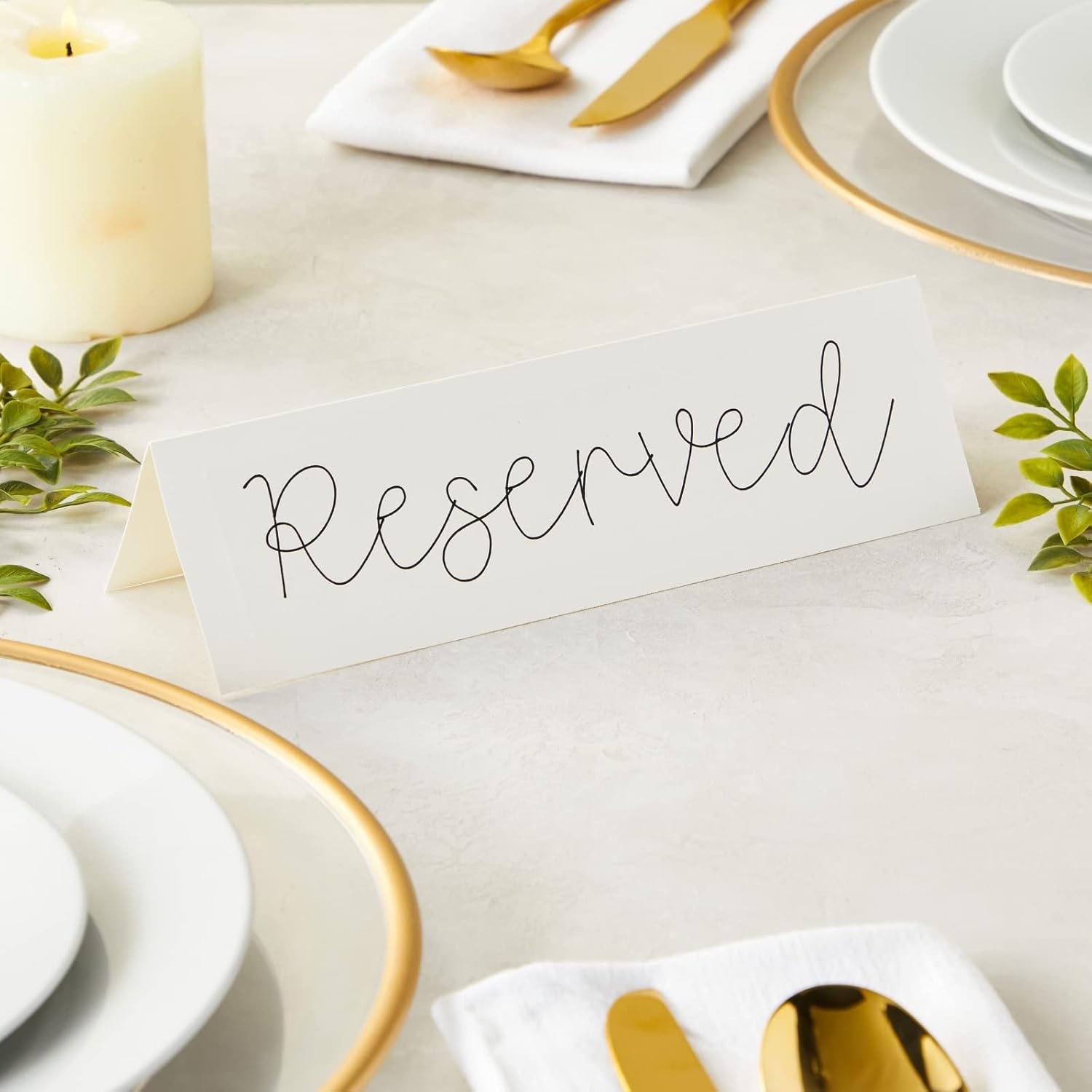 Sustainable Greetings Table Tent Place Cards 120-Pack