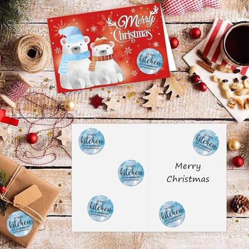 3 Inch Round Label Stickers 100pcs Kitchen Messes Memories Quotes Decals