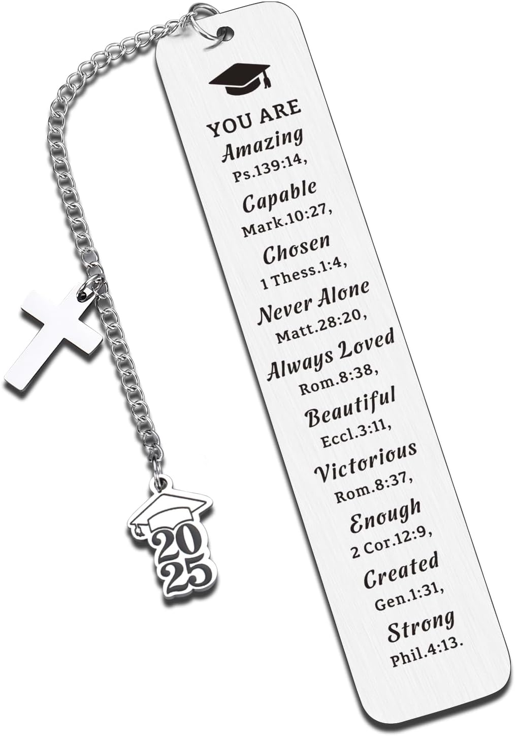 2025 Graduation Bookmark for Girls Boys