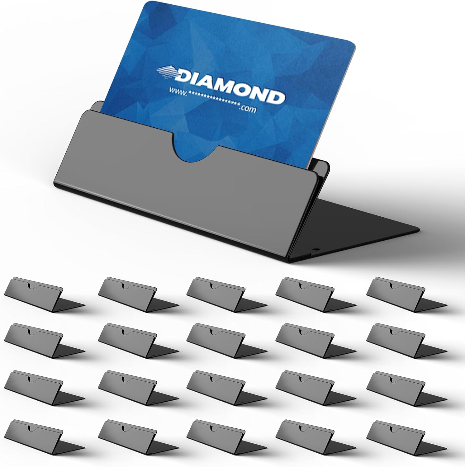 20pcs Black Metal Place Card Holders for Events