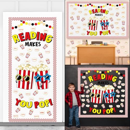 Popcorn Cutouts Reading Bulletin Board Classroom Decor