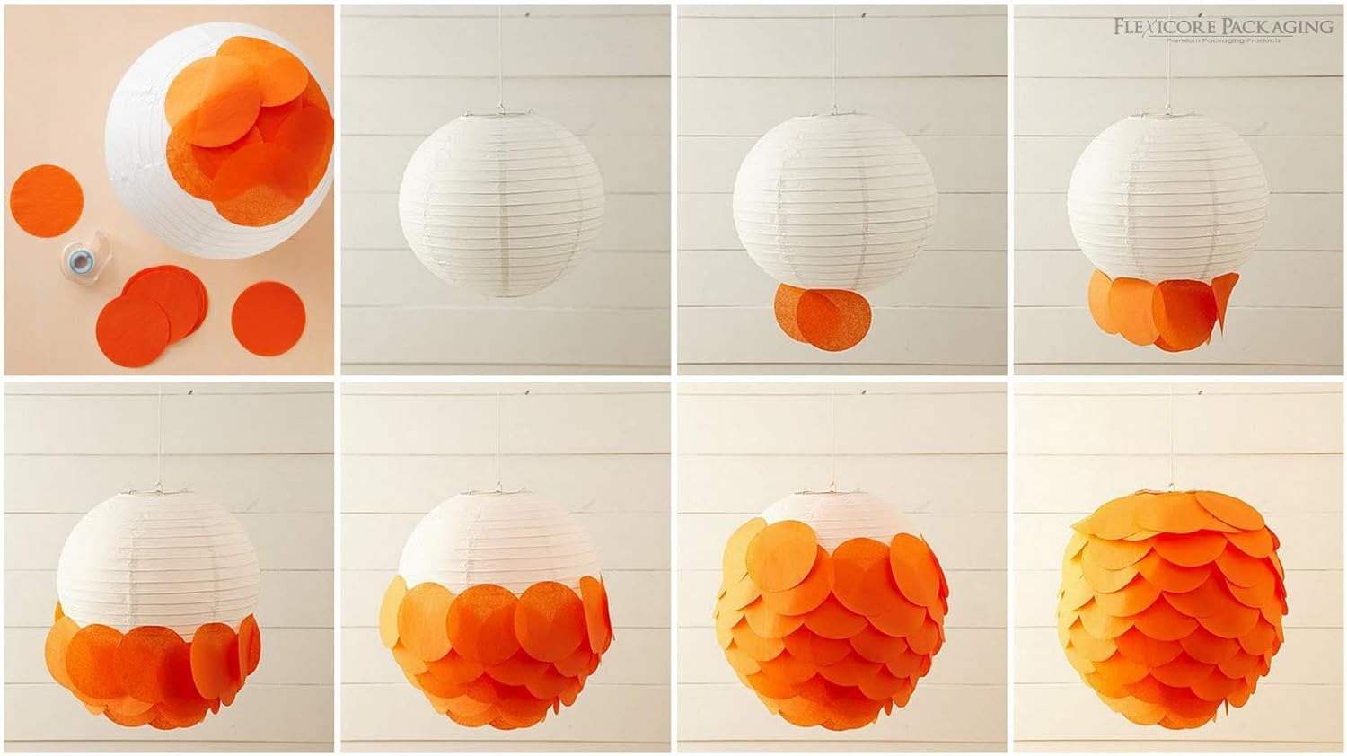 Flexicore Packaging Orange Tissue Paper 15x20