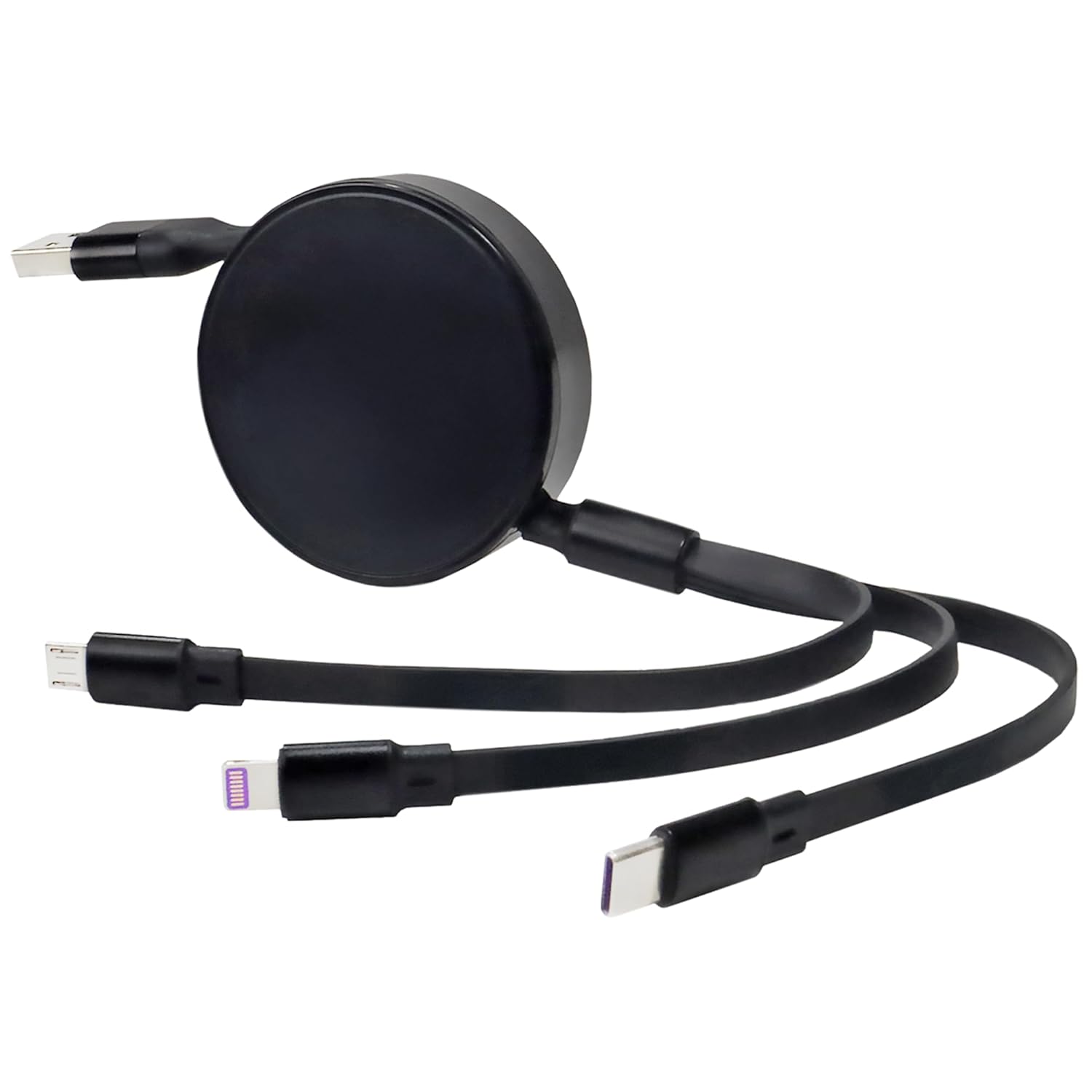 BoxWave Retractable USB Cable for OnLyee CR1024 Alarm Clock