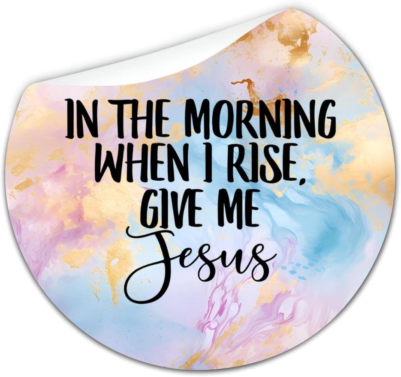 3in Round Label Stickers 100pcs Jesus Quotes Seals