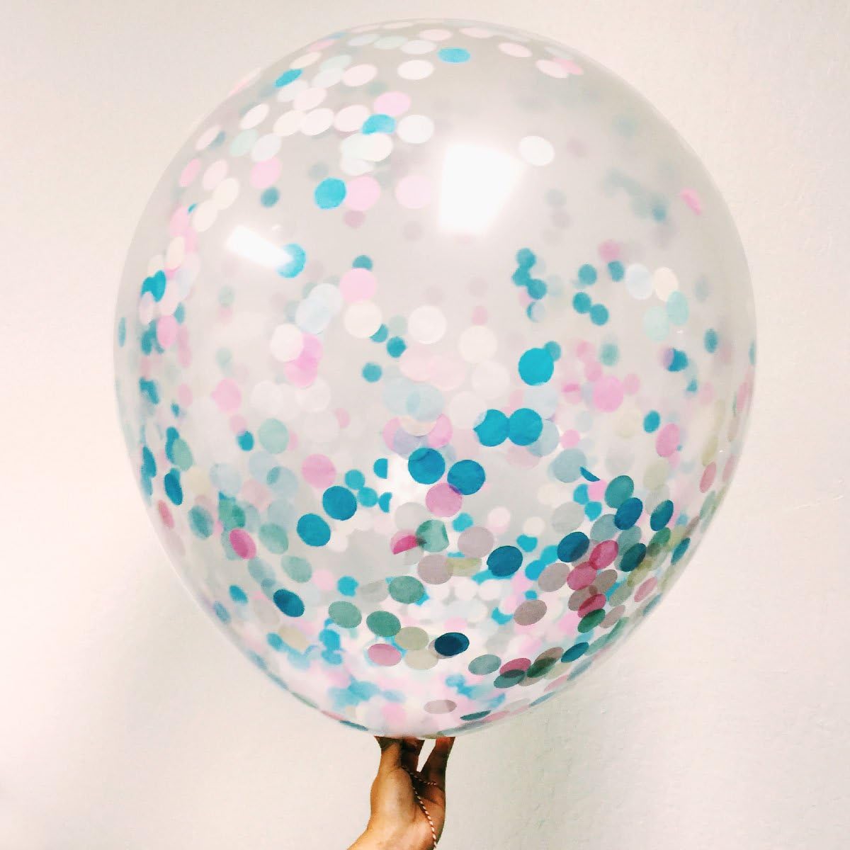 Allydrew Round Tissue Paper Confetti 1 Inch Gray