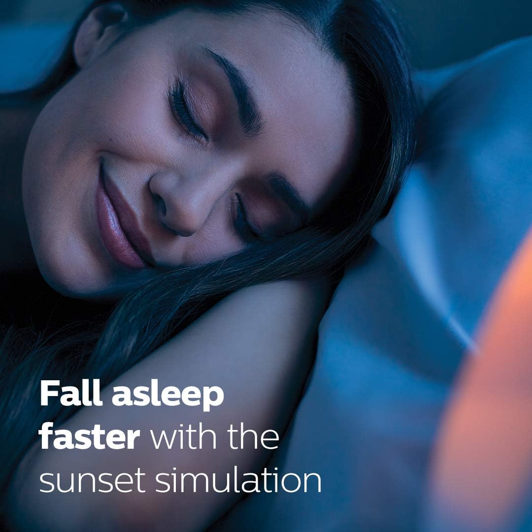 Philips SmartSleep Wake-up Light with Sunset Sunrise and 5 Sounds