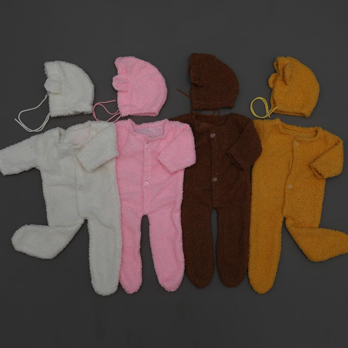 Newborn Baby Photo Outfits with Hat and Pants