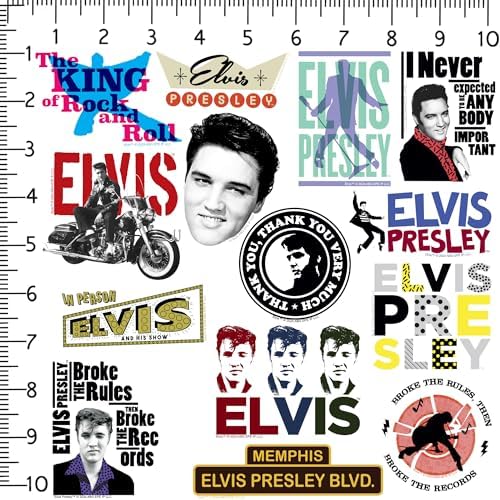 Elvis 50ct Vinyl Sticker Pack - Decals for Multiple Uses