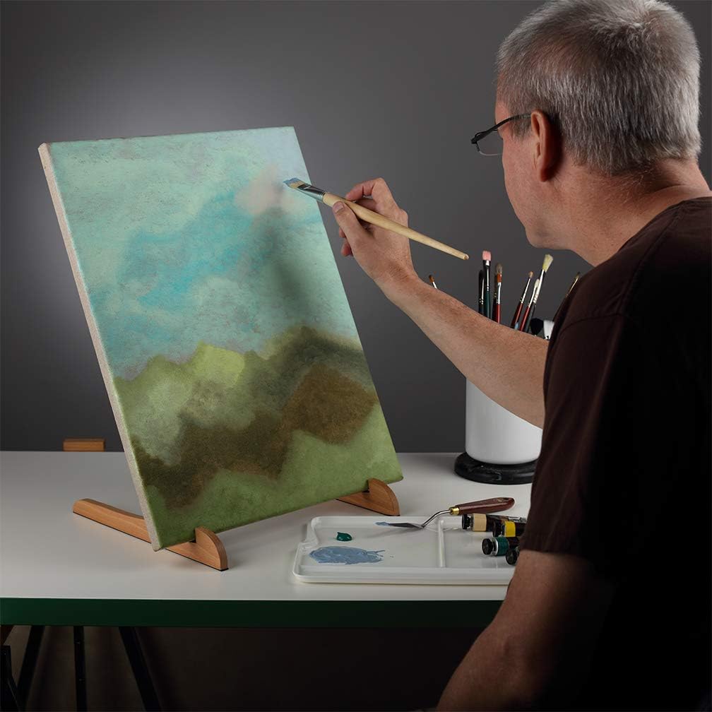 Original Overby Tabletop Painting Easel 10 Pack Portable Compact Natural Wood