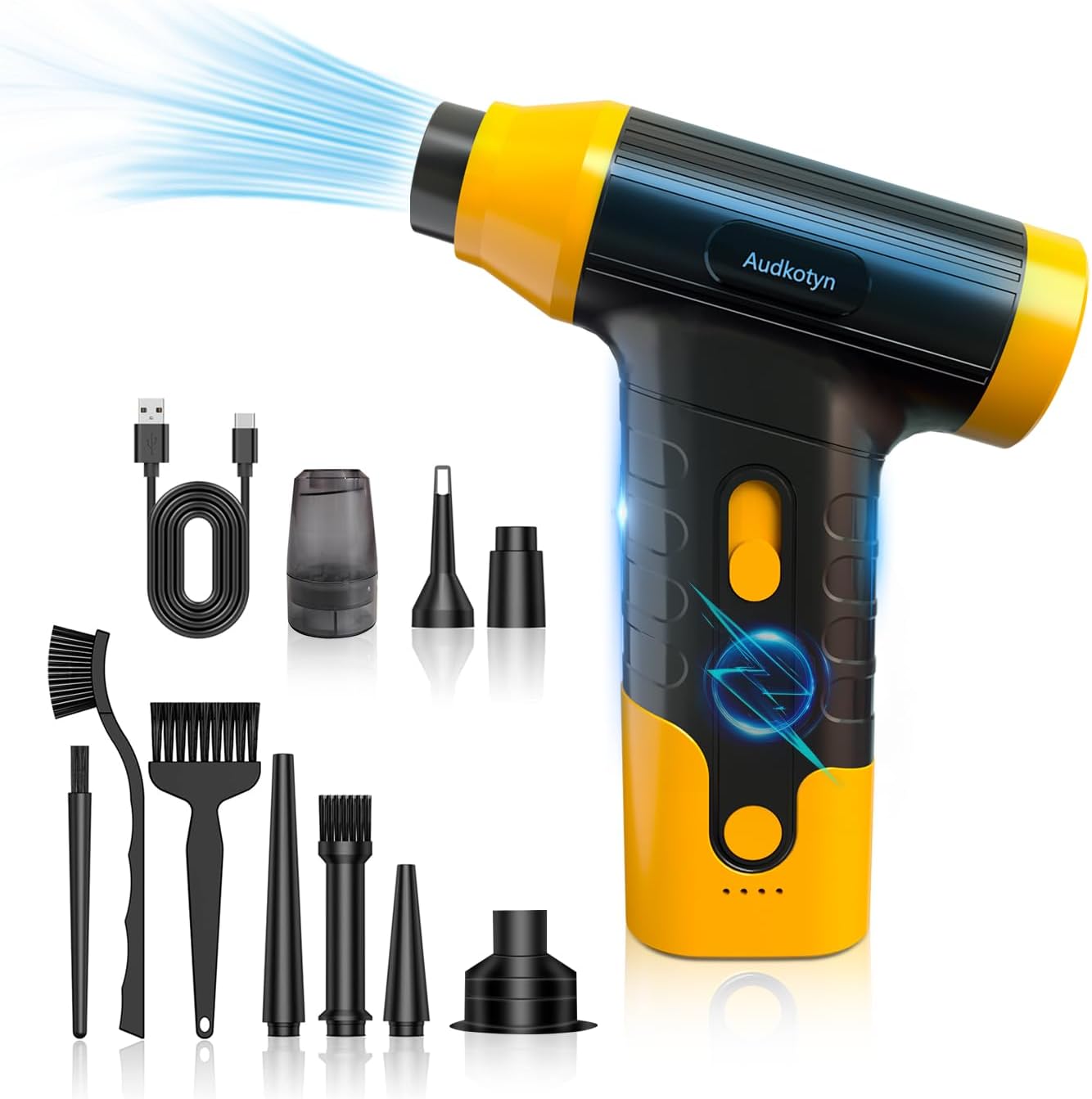 Cordless Electric Air Duster - 150000 RPM for Keyboard Cleaning