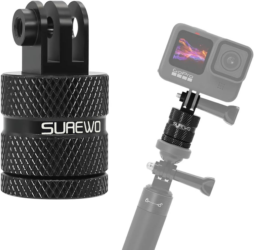 Skezn 360 Degree Aluminum Camera Mount Adapter