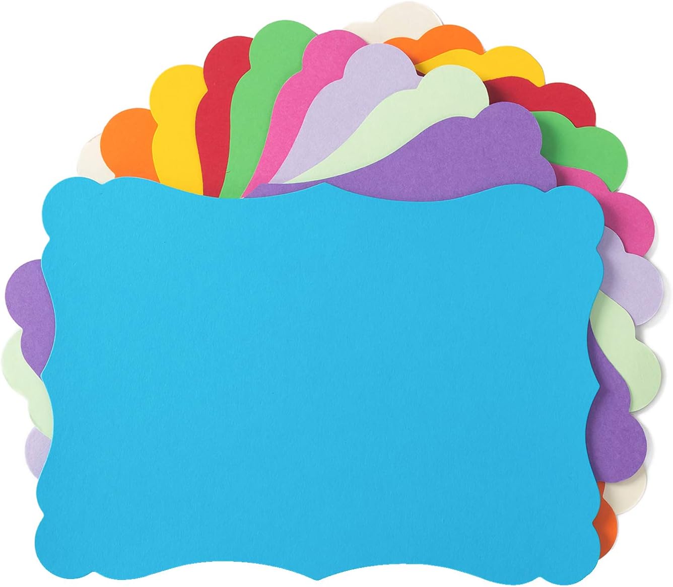 50 Pack Blank Kraft Cards 5x7 Inches for DIY Greeting Cards