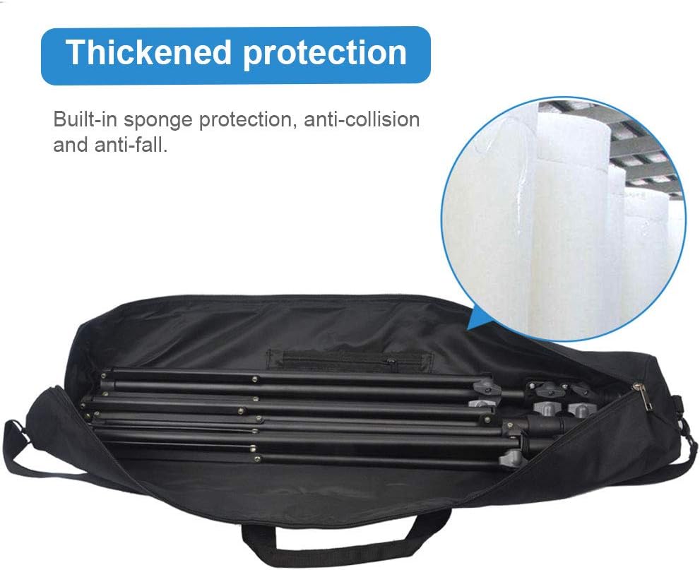 Heavy Duty Padded Tripod Carrying Case with Shoulder Strap and Handle