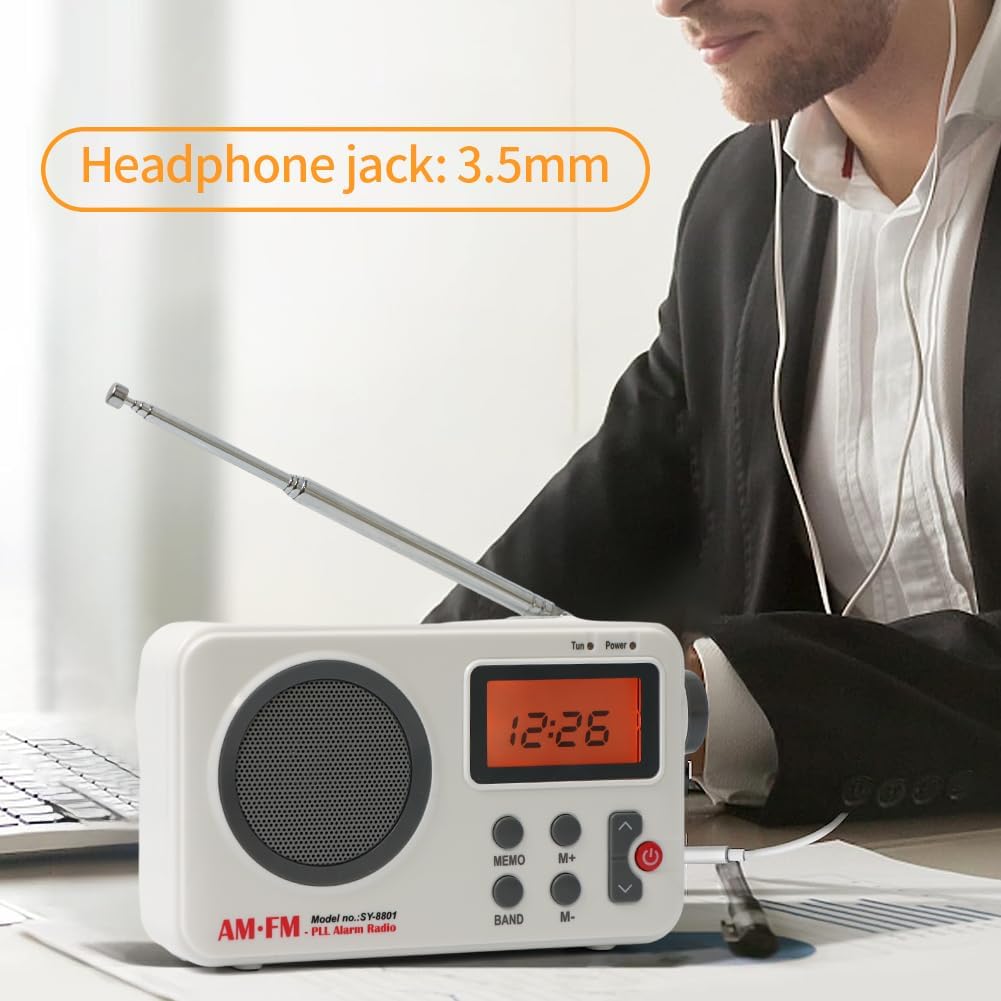 Portable Shower Speaker With HD LCD Display and 20 Preset Stations