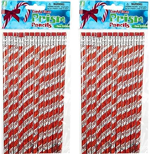 ArtCreativity Christmas Pencils for Kids Pack of 24