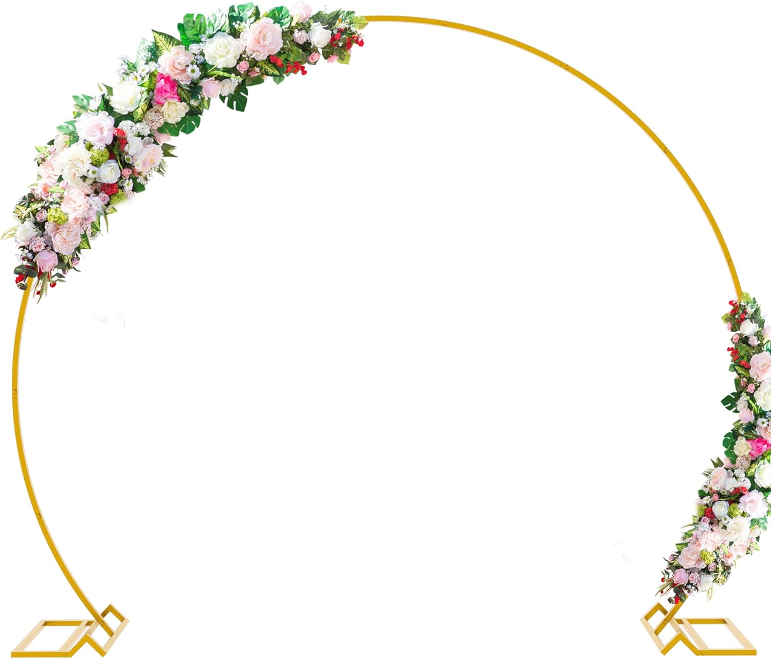 Sturdy 72FT Gold Metal Wedding Arch Stand