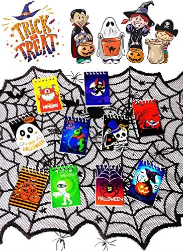 90shine 60PCS Halloween Notepads Party Favors for Kids