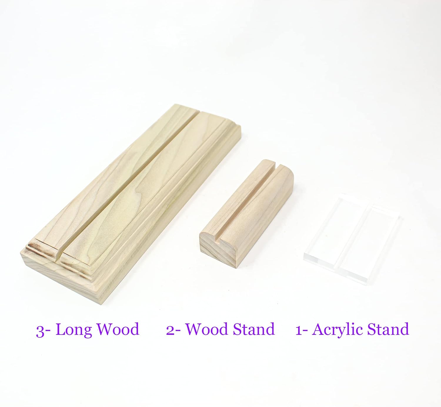 Personalized Desk Name Plate with Wood Base