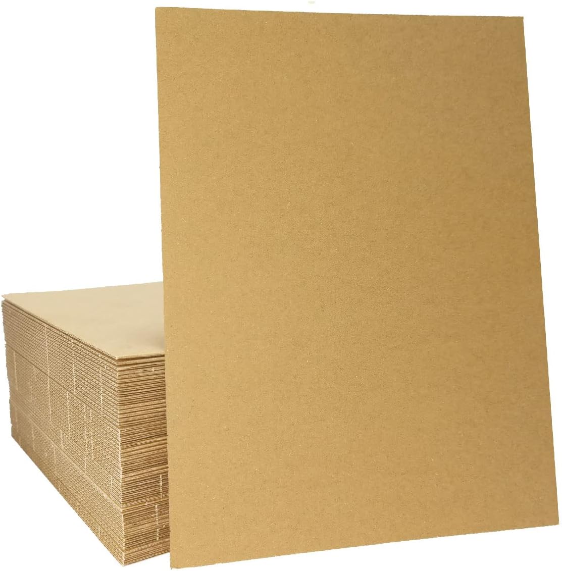 50 Pack 8x10 Inch Corrugated Cardboard Sheets