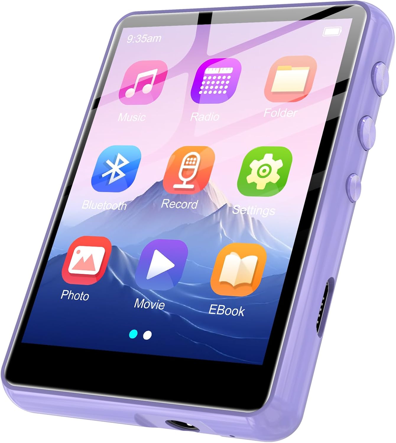 128GB MP3 Player with Bluetooth 54 Purple