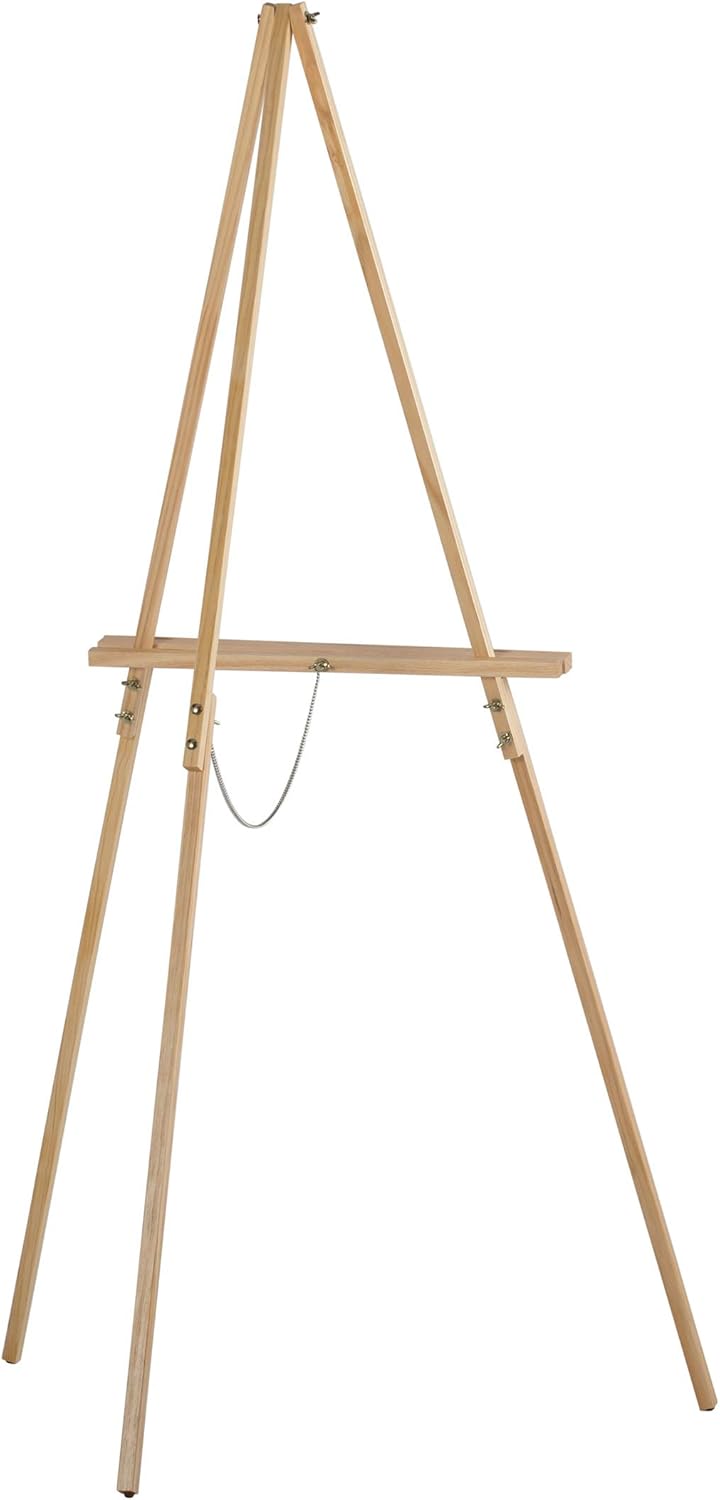 SD Studio Design Natural Wood Easel for Art and Displays