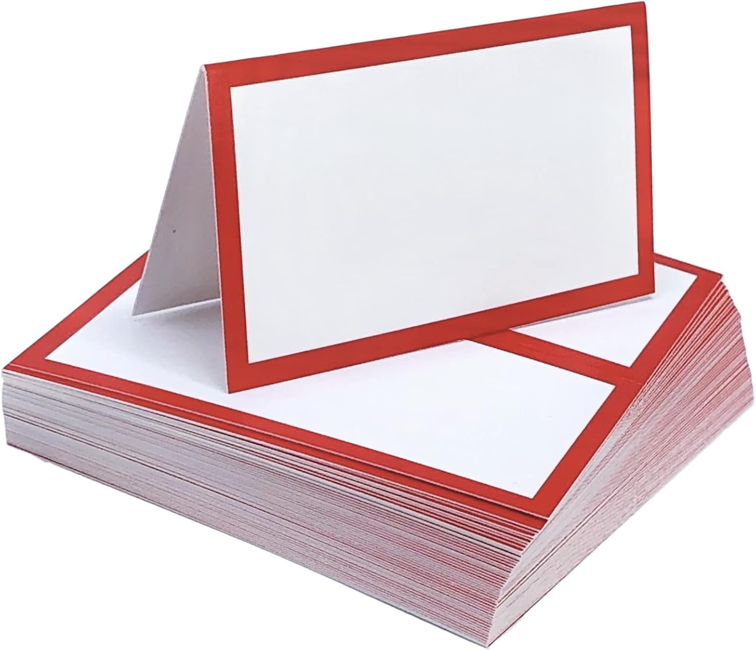 Tented Name Cards 50 Pack - Wedding Banquet Cocktail Party Use