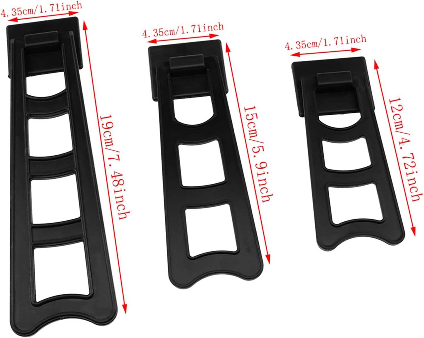 Haidong Picture Frame Easel Back Support Plastic 3 Sizes 6PCS