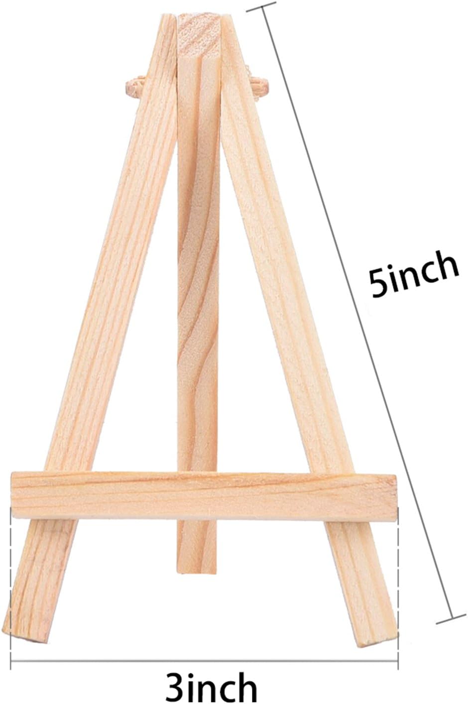 eBoot 24 Pack Mini Wood Display Easel 5 Inch