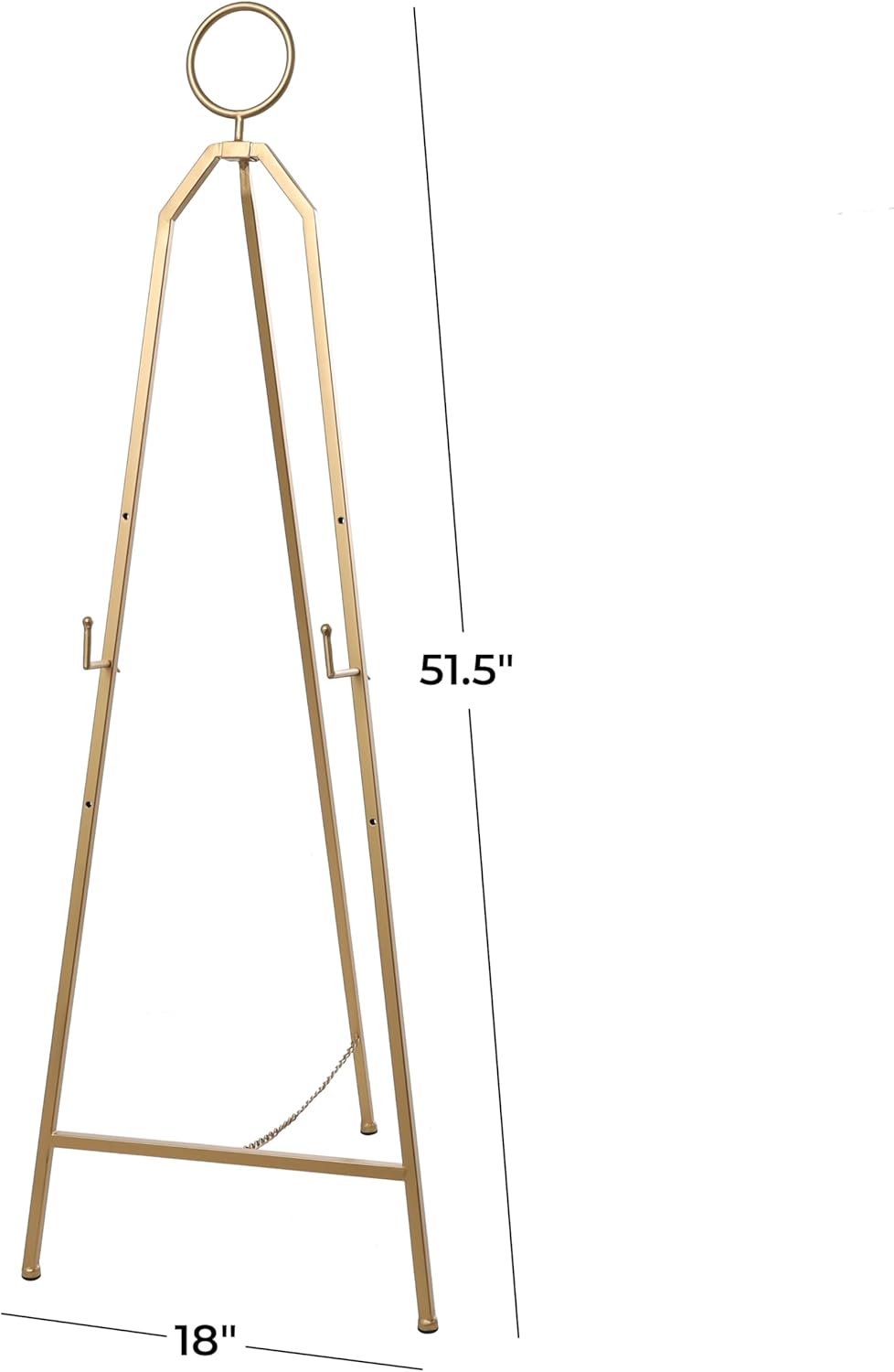 Deco 79 Gold Adjustable 3 Tier Easel
