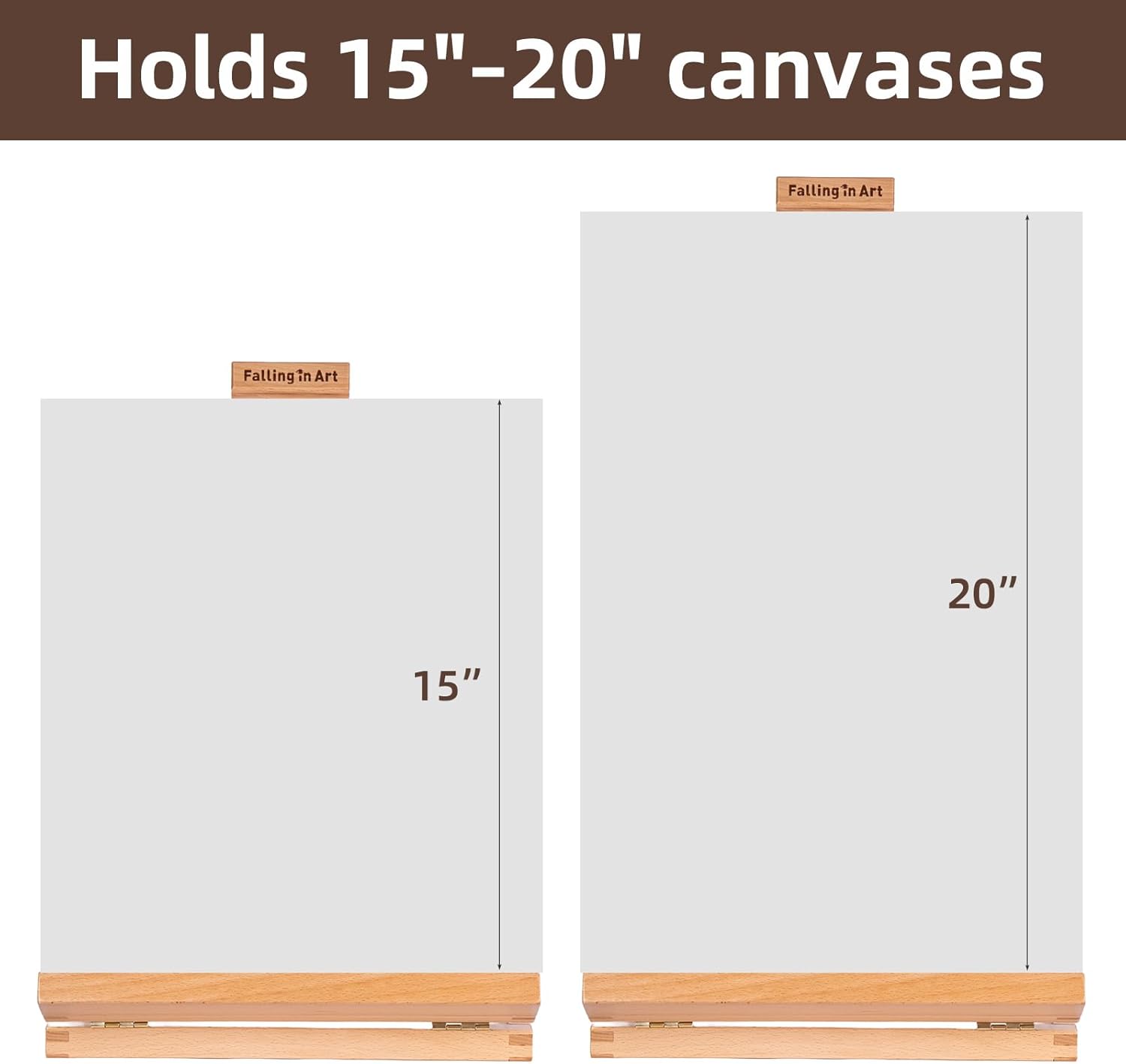 Falling in Art H-Frame Table Top Easel for Painting