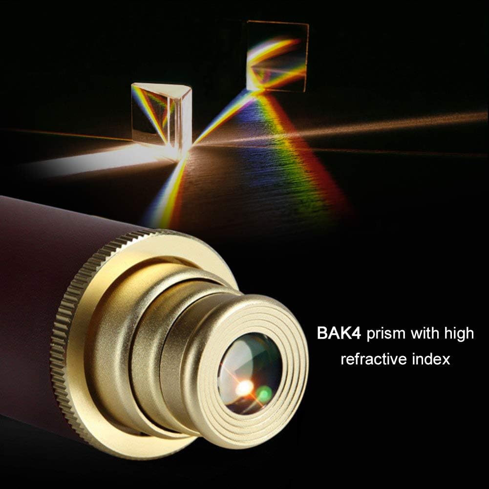 Pirate Monocular Telescope for Kids Adults 25x30 Zoom Portable Spyglass