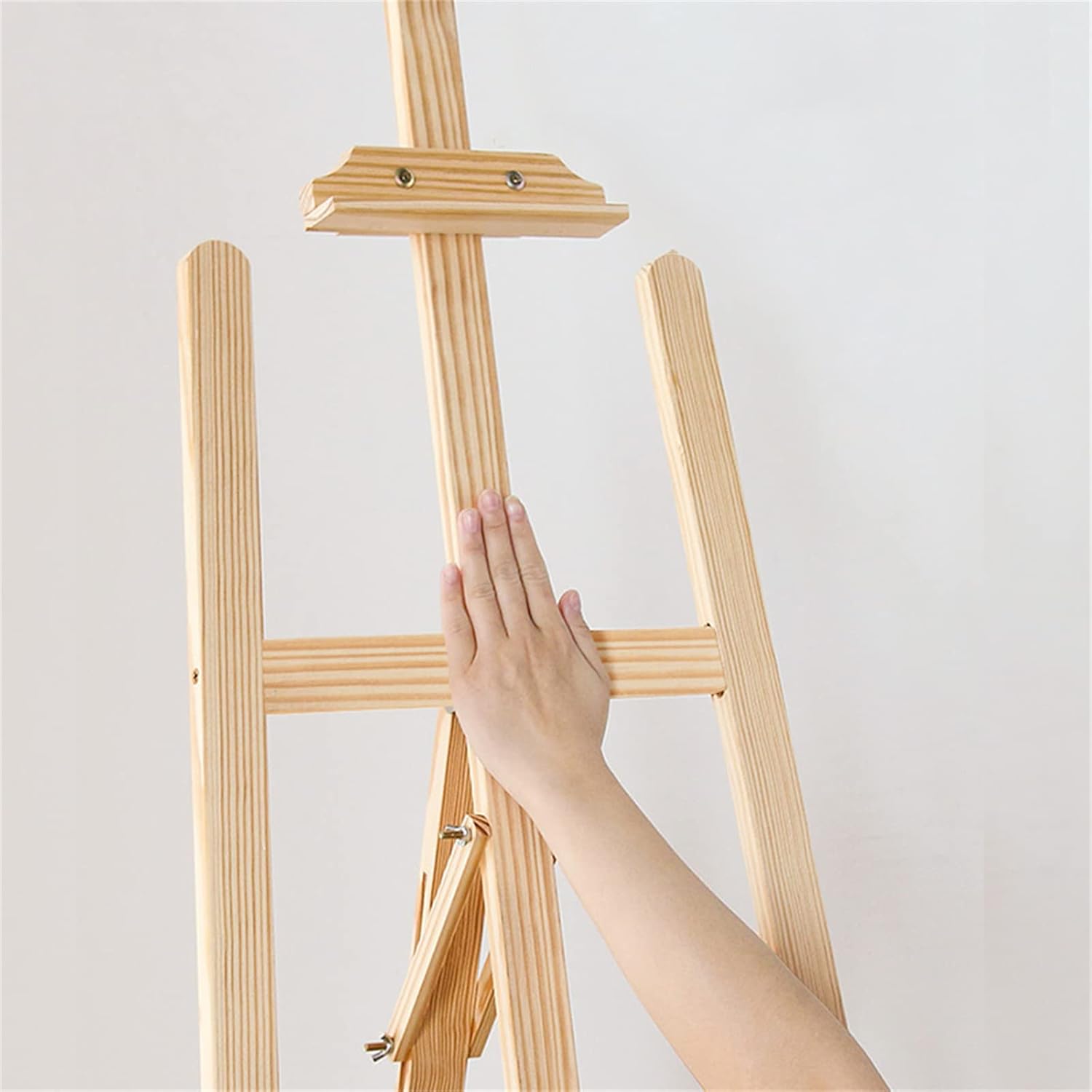 MIQXUAN 150cm A-Frame Wooden Easel Stand