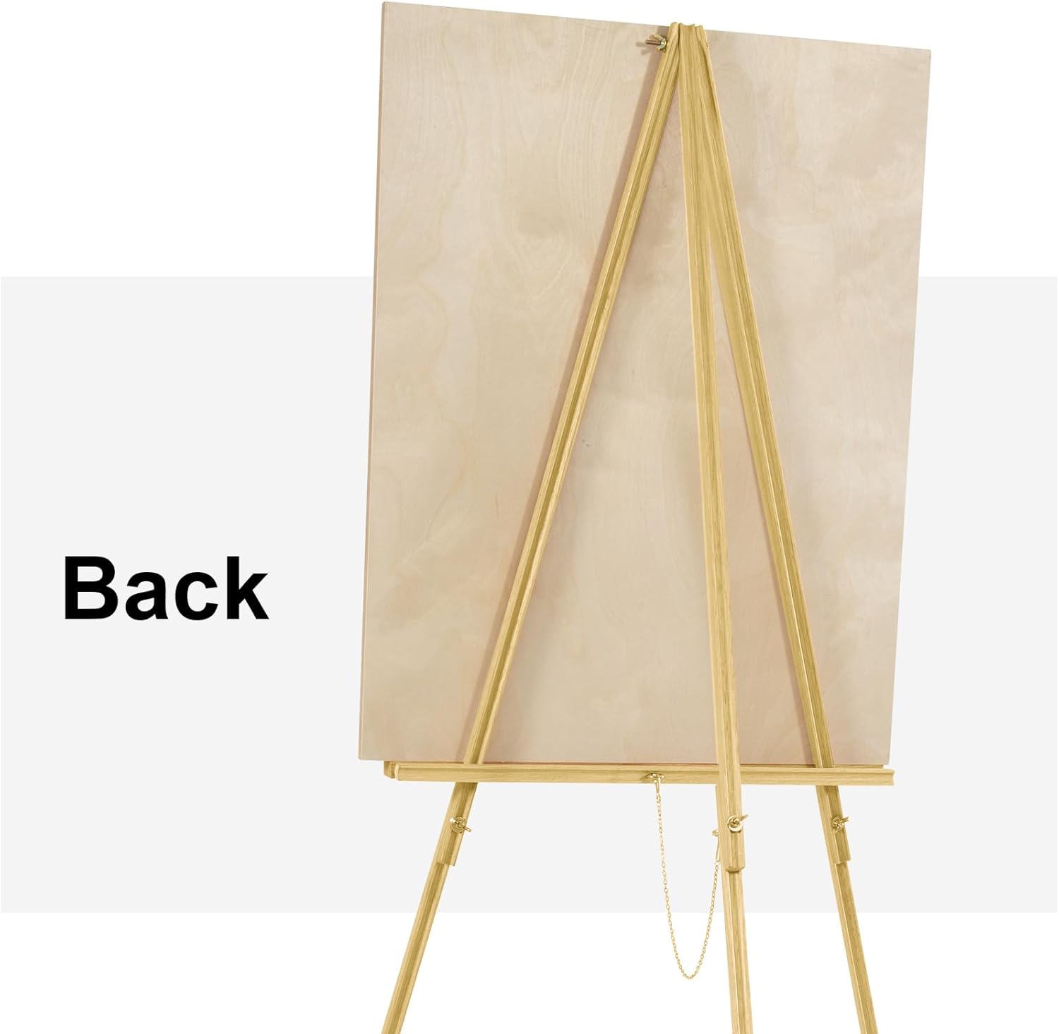 Falling in Art 65 Inch A-Frame Easel Stand with Adjustable Canvas Holder