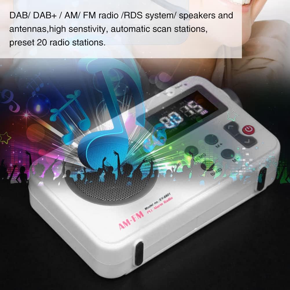 Portable Shower Speaker With HD LCD Display and 20 Preset Stations