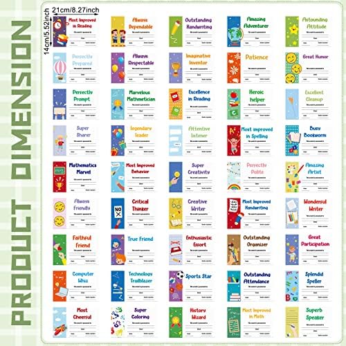 Jutom 45 Pcs End of School Year Awards Certificates