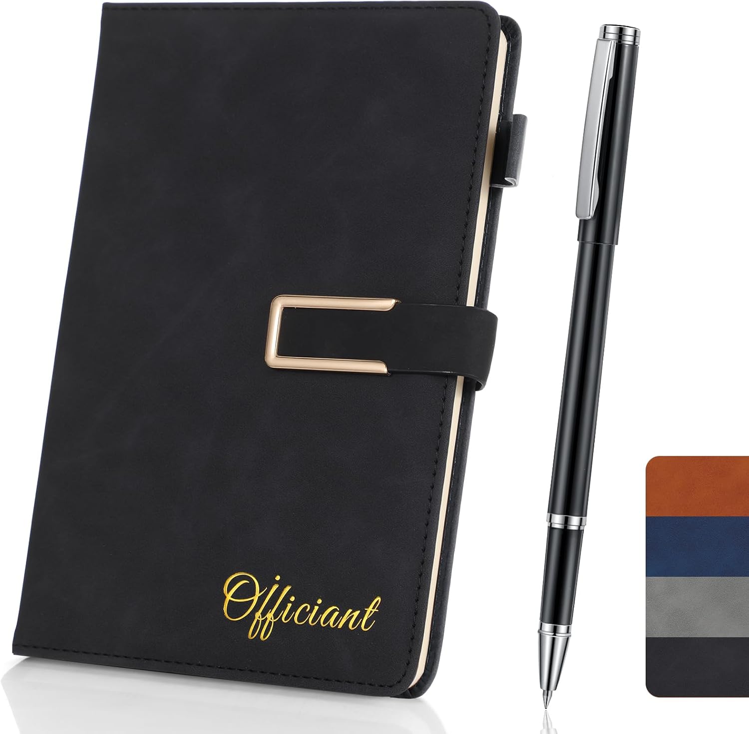 Hoolerry Wedding Officiant Book with Black Pen